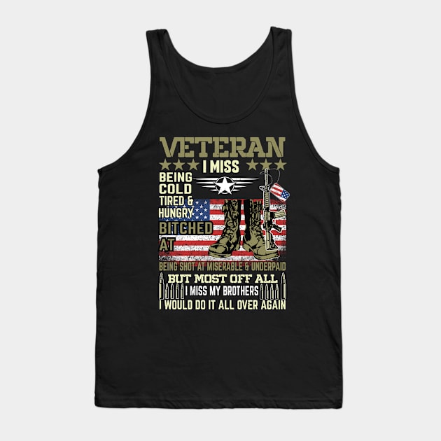 I Am A Veteran Tank Top by Kingdom Arts and Designs